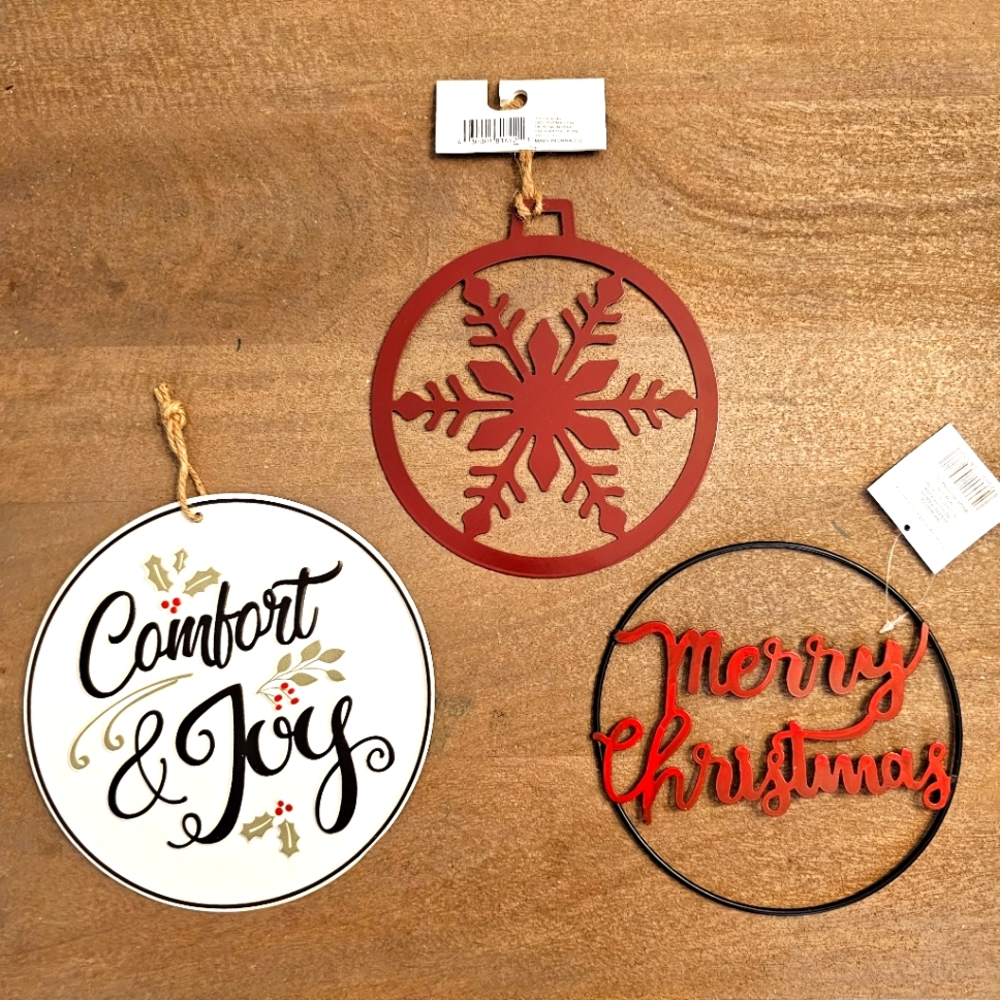 Large Christmas ornaments